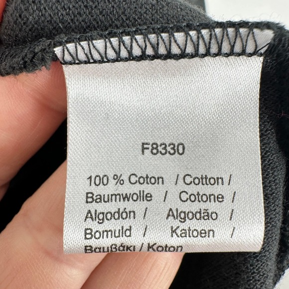 Lacoste‎ Women's Medium Black Short Sleeve Polo Shirt Classic Fit Preppy Sporty - Picture 4 of 6